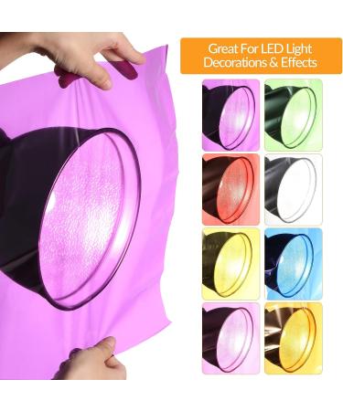 Tallew 16 Pcs 28 x 40 Inch Cellophane Sheets Cello Wraps Colored Cellophane Paper Transparent Colored Gift Wrap Cellophane with 240 Pcs Metallic Twist Ties  for DIY Arts Crafts Gifts Wrapping - Buy Online on SooperMarket.com