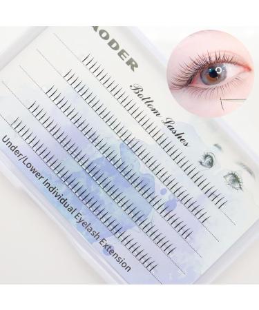 DAODER 6mm Bottom Lashes Extension Kit with Glue & Applicator - 200pcs (Fairy Bottom Lashes) - Buy Online on SooperMarket.com