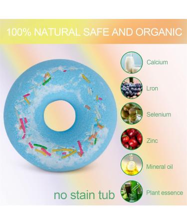Yueci Rainbow Bladder Donut Bath Bombs - Handmade Bubble Bath Bombs for Women & Kids - Perfect for Relaxation - Buy Online on SooperMarket.com