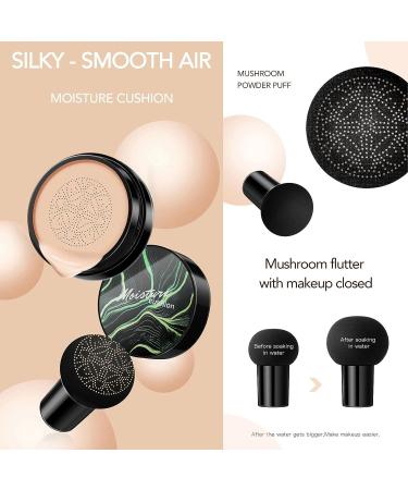 Mushroom Head Air Cushion CC Cream - Long-Lasting Moisturizing Foundation for Even Skin Tone (02# Natural) - Buy Online on SooperMarket.com