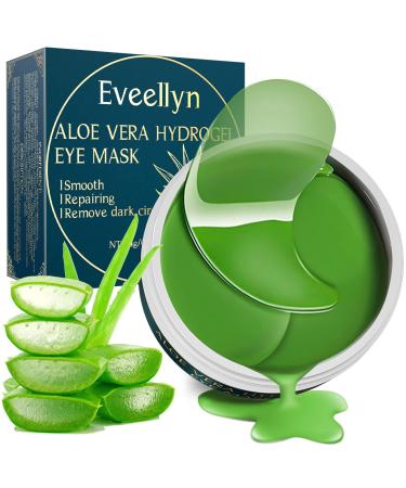 Under Eye Patches Collagen Under Eye Masks 30 Pair Eye Masks for Puffy Eyes Dark Circles Eye Bags Improve Lines and Wrinkles Eye Care Skincare for Woman and Man Green