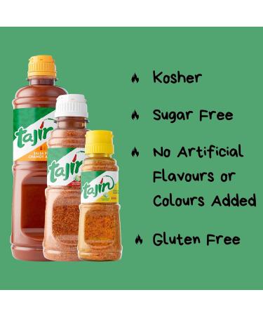 Tajin Seasoning Bundle: Clasico with Lime 142g, Habanero with Lime 45g, Chamoy Sauce 455ml - Authentic Mexican Flavouring - Buy Online on SooperMarket.com