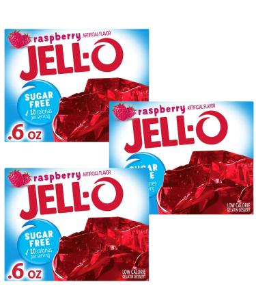 Jelly Dessert Bundle With Jell-O Sugar Free Raspberry (3 Pack)