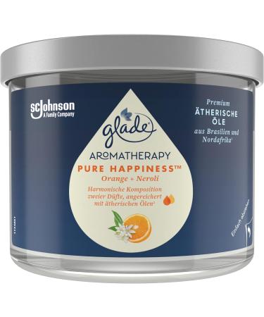 Buy Glade Aromatherapy Essential Oils Scented Candle - Pure Happiness Orange & Neroli | International Shipping Available - Buy Online on SooperMarket.com