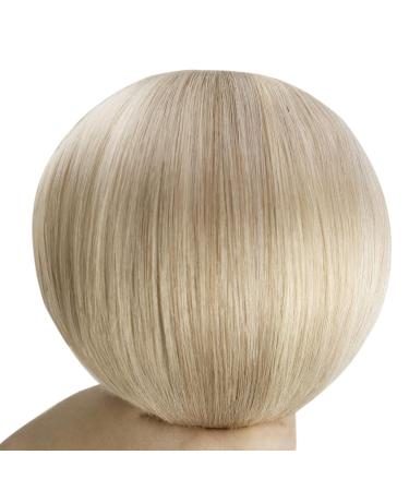 Youngsee Clip-In Hair Extensions - 35cm Real Hair 120g - Ashblond & Platinum Highlights - 7 Pieces - Buy Online on SooperMarket.com