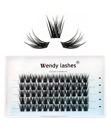 Individual Lashes C Curl Cluster Lashes 0.07mm 12mm DIY Lash Extensions Wide Stem Individual Eyelash Clusters Reusable Soft and Wispy Clusters Eyelash Extensions(FD-D29-0.07-C-12) RR-12mm D29-0.07-C
