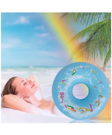 Yueci Rainbow Bladder Donut Bath Bombs - Handmade Bubble Bath Bombs for Women & Kids - Perfect for Relaxation - Buy Online on SooperMarket.com