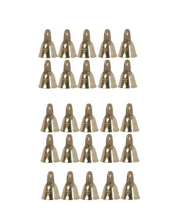 Wonderlist Handicrafts Small Indian Brass Bells Jingle Bells for Home Door D cor Crafts Chimes Christmas Decor Pet Bells Christmas Craft Bells for Christmas Decorations (Pack of 10) 1 in 10