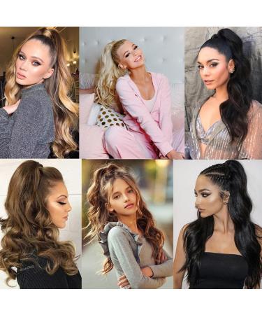 Prinfantasy Long Wavy Wrap Around Ponytail Extension - Synthetic Hair - 24 inch - Buy Online on SooperMarket.com