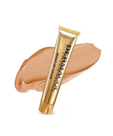 Dermacol Full Coverage Foundation - Matte Waterproof Makeup with SPF 30 for Oily Skin & Acne | Long-Lasting Dark Circle Concealer - 30g Color 218 - Buy Online on SooperMarket.com