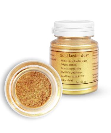 HomeHere Luster Powder Dust Edible Cake Dust  1oz/28.3g Golden - Buy Online on SooperMarket.com