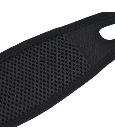 Adjustable Snoring Stop Belt Chin Strap - Black Nylon for Men and Women - Bedroom and Office Sleep Aid - Buy Online on SooperMarket.com