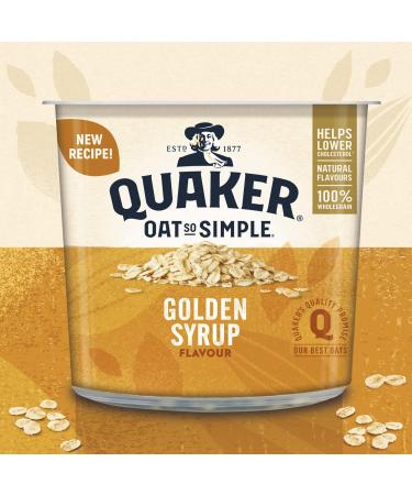 Quaker Oat So Simple Golden Syrup Porridge Pots 57 g (Pack of 24) - Buy Online on SooperMarket.com