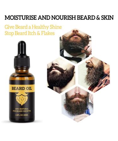 Bart l-Balsam Kit | Men's Balm & Rinse Care Oil 30ml | Organic Moisturizing & Hair Growth Solution - Buy Online on SooperMarket.com