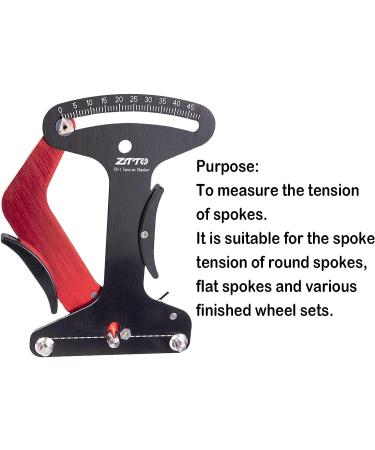 BxyxOw1 Bicycle Spoke Tool - Aluminum Alloy Wheel Repair & Tension Meter - Buy Online on SooperMarket.com