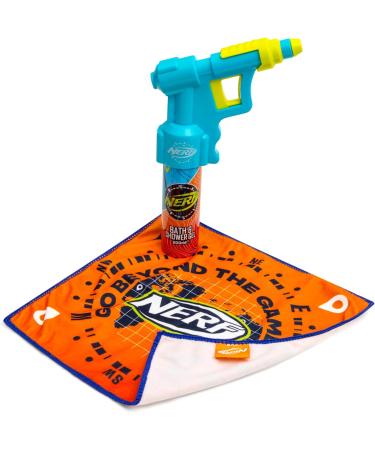 Nerf Winners Never Quit Gift Set - Includes Nerf Blaster, Flannel, and 200ml Bath & Shower Gel - Buy Online on SooperMarket.com
