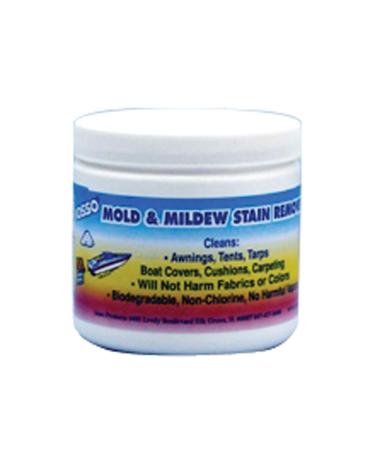 IOSSO MOULD & MILDEW STAIN REMOVER CONCENTRATED POWDER MOLD CANOPY CANVAS CLEANER TENT AWNING (12oz)