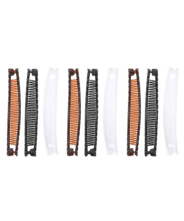 Beaupretty 9 pieces of banana hair clips hair crawl hair crest fish shape handle clamp creative hair clips hair jewelry