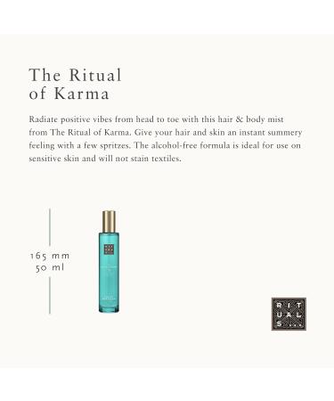 RITUALS Karma Soothing Hair & Body Mist - Body Spray with Holy Lotus & White Tea - 1.6 Fl Oz - Buy Online on SooperMarket.com