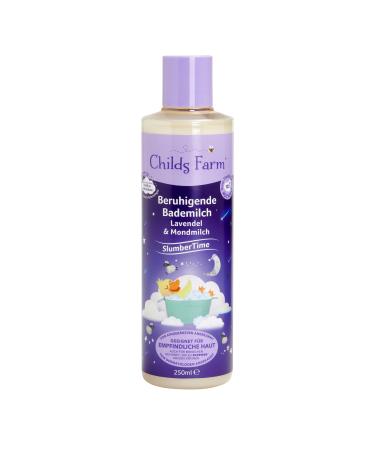 Childs Farm Slumberime Soothing Bathcraft Lavender and Moon Milk 250 ml |Gentle bubble bath before going to bed newborns baby and children's skin for sensitive or prone to eczema.
