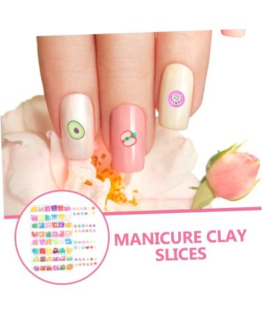 FRCOLOR 8 Boxes Nail Art Nail Bite Stop Nails Set for Manicure Manicure Sets Manicure Sets Nabor Dlya Manikuera Nailkndy Mobile Phone Fruit Decorations Patch Beading Polymer Clay - Buy Online on SooperMarket.com