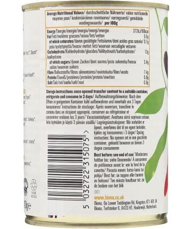 Biona Organic Chilli Black Beans 410g - Buy Online on SooperMarket.com