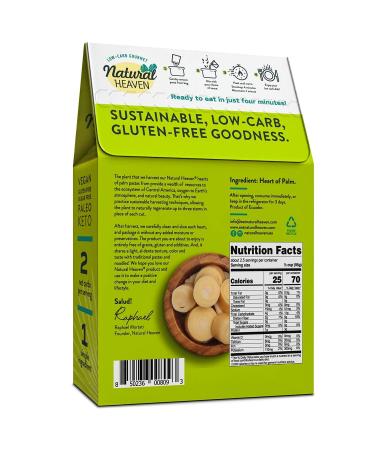 Natural Heaven Angel Hair Hearts of Palm Noodles - 6 Count 9 oz | Kosher | Pasta Substitute - Buy Online on SooperMarket.com