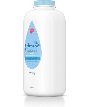 Johnson's Baby Powder with Aloe & Vitamin E - Hypoallergenic, Paraben and Phthalate-Free - 15 oz, Pack of 1 - Buy Online on SooperMarket.com