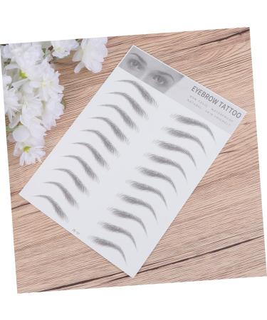 CIMAXIC 2pcs 3d eyebrow stickers suit realistic eyebrow tattoos Makeup eyebrow shape stencil Miss - Buy Online on SooperMarket.com