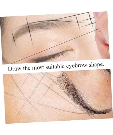 Didiseaon Makeup Supplies Eyebrow Brow Stencil Guide Ink Nose Measuring Thin- Threading Grooming Ultra- - Buy Online on SooperMarket.com