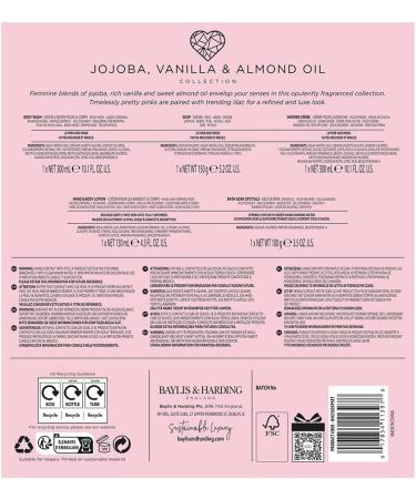 Baylis & Harding Jojoba Vanilla & Almond Oil Perfect Pamper Gift Set - Vegan Friendly - Buy Online on SooperMarket.com