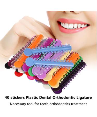 Orthodontic Ligature Rubber Bands - Multi-Color O-rings for Braces - Buy Online on SooperMarket.com