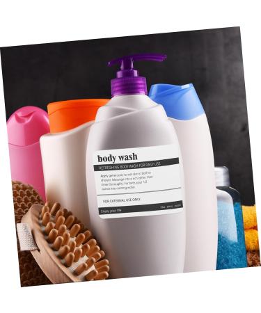 KICHOUSE 8 Sheets Bathroom Bath Tags Conditioner Labels Skincare Toiletries Sticker Shampoo Water Proof - Buy Online on SooperMarket.com