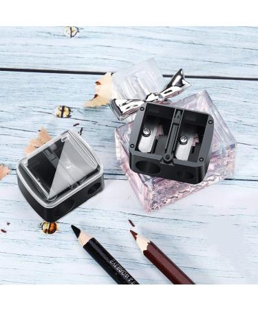 12-Piece Cosmetic Pencil Sharpeners - Dual Hole Lip Liner & Eyeliner Sharpener Set - Buy Online on SooperMarket.com