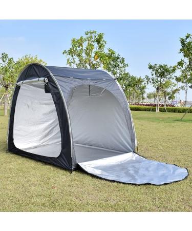 Outdoor Portable Bike Cover Tent for 4 Bikes | Waterproof PU4000 Cloth | Durable 210D Oxford Fabric | Large Dark Grey | Includes Travel Bag - Buy Online on SooperMarket.com