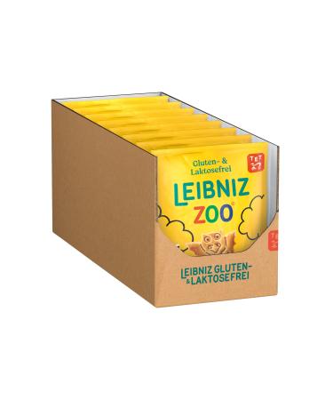 Leibniz Zoo Gluten- & Lactose-free 8-pack butter cookies with motifs from the fable world gluten-free & lactose-free cookies in large packs as a supply or for sale (8 x 100 g) gluten & lactose-free single