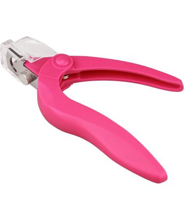 AMOS False Nails Clipper Acrylic UV Gel Fake Artificial Tips Edge Cutter Professional Nail Art Manicure Tool with Tip Trapper - Buy Online on SooperMarket.com