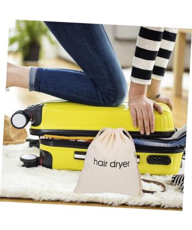 Healeved 4pcs Hair Dryer Storage Bag Hotel Storage Bag Small Blow Dryer Mini Travel Cosmetic Fabric - Buy Online on SooperMarket.com