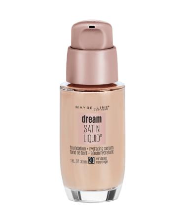 Maybelline New York Dream Satin Liquid Foundation  Ivory Beige  30   1 oz 1 Fl Oz (Pack of 1) Ivory Beige