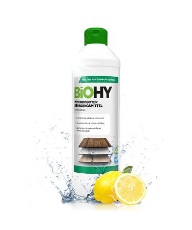 Biohy Wischroboter cleaning agent (500 ml) |Soil cleaner funds for wooden floors |Laminate & parquet care |Strip -free shine on waterproof wood |low -foam concentrate 500 ml (1 Pack)