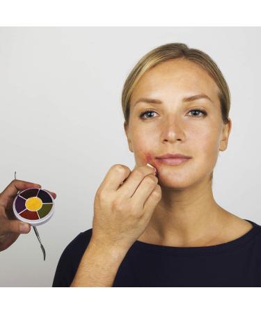Narrative Cosmetics 6-Color Bruise Wheel - Professional SFX Cream Makeup Palette for Stage, Film, Costumes & Cosplay - Buy Online on SooperMarket.com