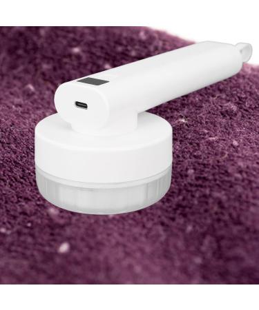 Electric Lint Remover - Portable Fabric Shaver & Defuzzer with 6 Leaf Blades USB Rechargeable 2 Speeds & LED Screen for Clothes & Furniture - Buy Online on SooperMarket.com