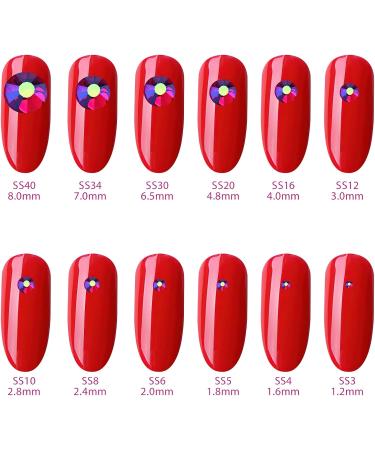 Yhmq 2160pcs Rhinestones & Nail Crystals - SS20 Light Siam AB (4.6mm & 4.8mm) for Stunning Nail Art - Buy Online on SooperMarket.com