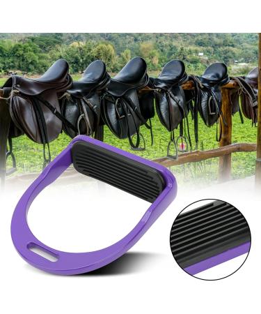 Janzoom Children's Stirrups - Comfortable Purple Stirrups for Kids | International Shipping Available - Buy Online on SooperMarket.com