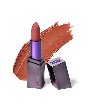 URBAN DECAY Vice Hydrating Lipstick - 35 Shades Available - Longwearing Lip Color - Moisturizing & Creamy Formula with Aloe Vera + Avocado Oil - 0.11 Oz Liar (medium neutral nude - cream finish)