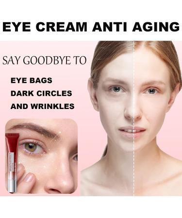 Caffeine Eye Cream for Dark Circles & Puffiness | Anti-Aging Under Eye Serum for Bags Wrinkles & Fine Lines - Visible Firming & Tightening Formula - Buy Online on SooperMarket.com