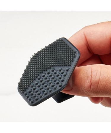 Tooletries Firm Face Scrubber - Silicone Exfoliator Facial Cleansing Brush - Charcoal - Buy Online on SooperMarket.com