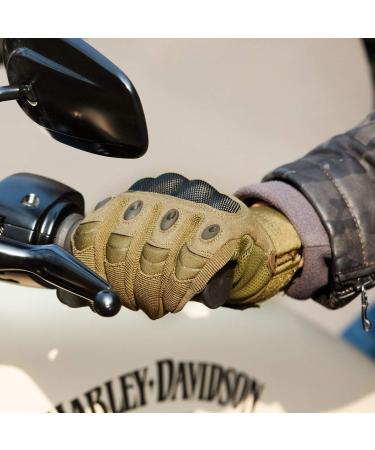 FREE SOLDIER Men's Full Finger Gloves for Work, Gardening, Cycling, Motorcycle - Large Size - Buy Online on SooperMarket.com