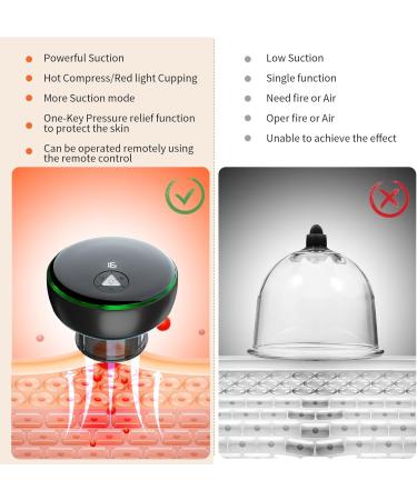 Smart Cupping Glasses for Pain Relief | Intelligent Remote-Controlled Cupping Massage - Buy Online on SooperMarket.com