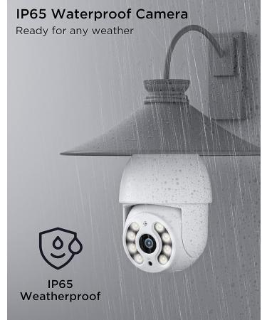DocSmart 2K Outdoor Wireless Light Bulb Security Camera with 360Pan/Tilt, Color Night Vision and Siren Alarm - IP65 Home Security Camera with Auto Tracking and Two-Way Audio 2.4GHz - Buy Online on SooperMarket.com